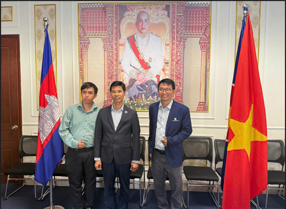 Hoạt động xúc tiến thương mại giữa AI Flame và các doanh nghiệp tại Đại sứ quán Campuchia